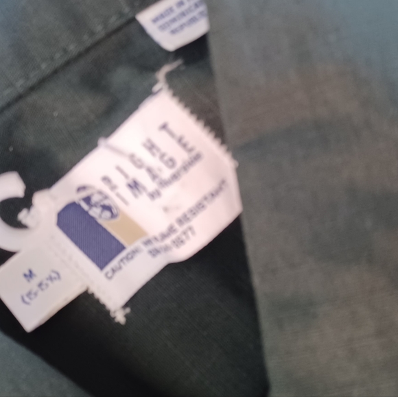 Riverside Work Shirt Short Sleeve right image security guard Button-Down size m - Picture 10 of 10